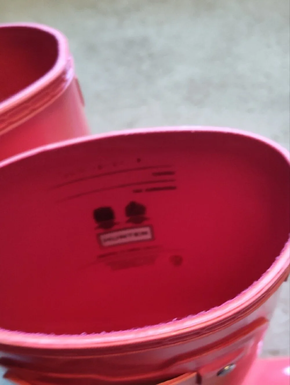 Hunter Tall Gloss Red Waterproof Boots